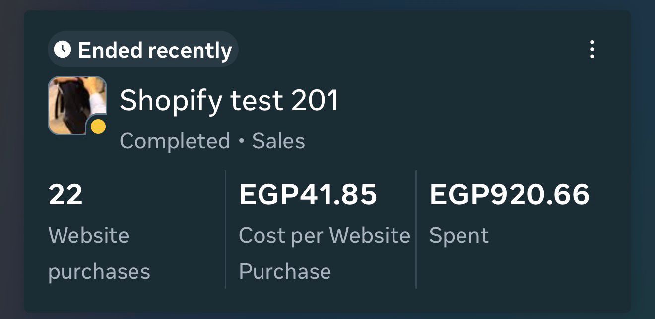 حملة مبيعات Shopify - 22 عملية شراء